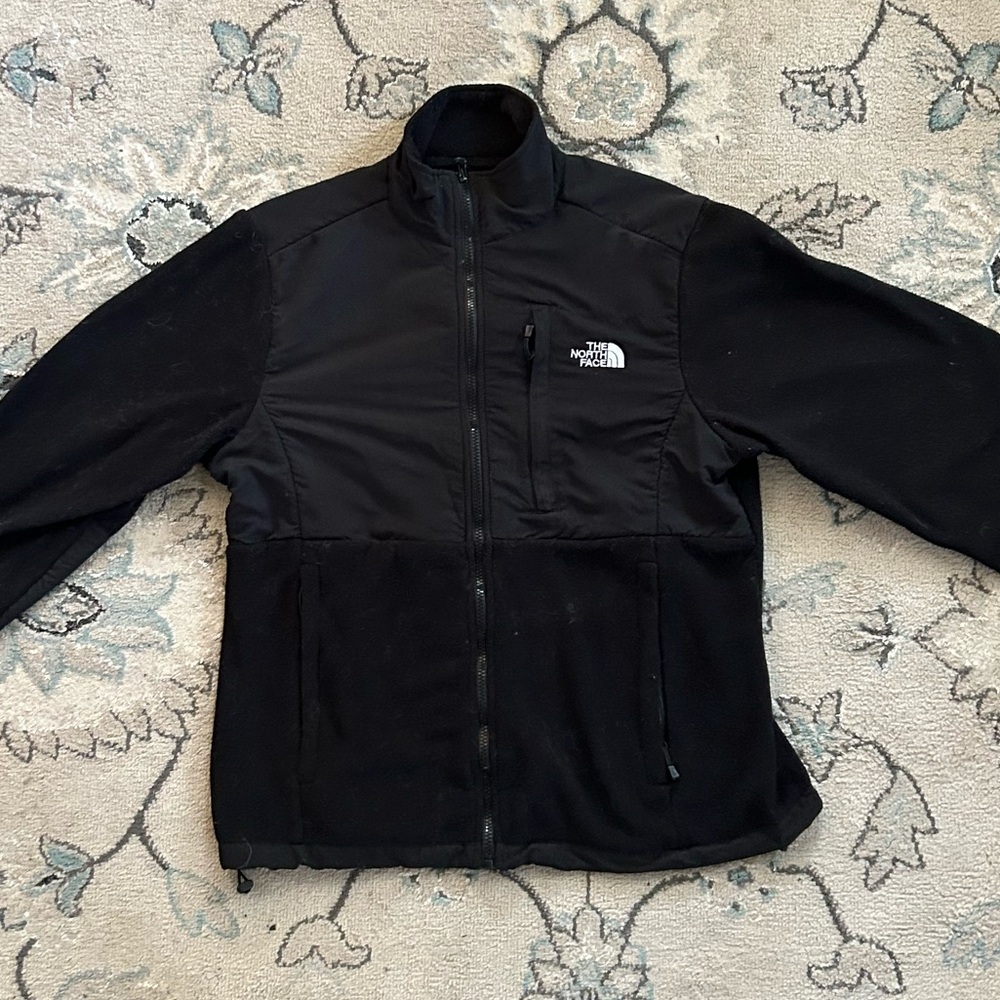 The North Face Denali Jacket girls Size XXL Black Full Zip Fleece Polartec